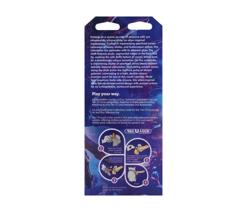 Fantasy Fuckers Via Lactea Multicolor Silicone Intimate Machine 20 cm