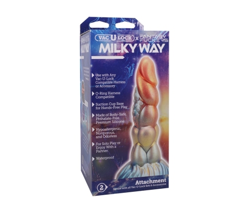 Fantasy Fuckers Via Lactea Multicolor Silicone Intimate Machine 20 cm