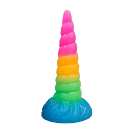 Fantasy Fuckers Celestial Unicorn Horn Multicolor Glow Silicone Model Fantasy Fuckers Celestial Unicorn Horn Multicolor Glow Silicone Model