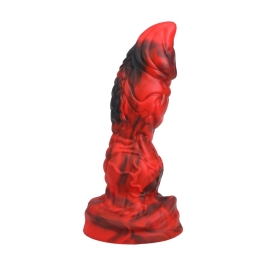 Fantasy Fuckers Red Raider Silicone Model Red/Black Large Size Fantasy Fuckers Red Raider Silicone Model Red/Black Large Size