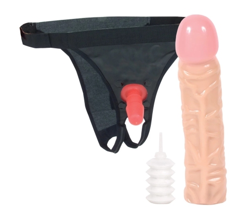 Classic Dildo with Ultra Harness - 8 / 20 cm - Vanilla