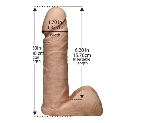 ULTRASKYN Harness and Dildo - 7 / 18 cm
