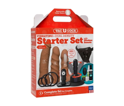 Vibrating Dual Density ULTRASKYN Toys Set + Remote Control