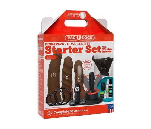 Vibrating Dual Density ULTRASKYN Toys Set + Remote Control