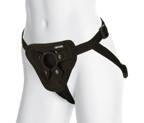 Doc Johnson Luxe Harness Adjustable Neoprene System Black 69”