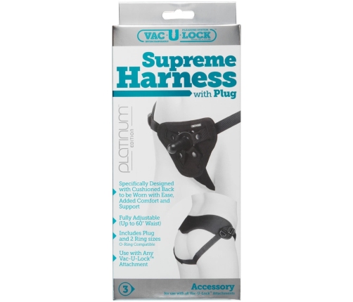 Platinum Supreme Harness with Plug