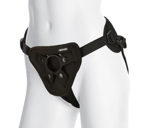 Platinum Corset Harness with Plug