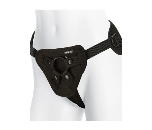 Supreme Harness with Vibrating Plug and Remote Control - 2 Pieces