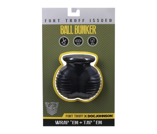Oxballs Ball Bunker Black - Anatomical Silicone Support Ring