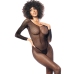 Leg Avenue Long Sleeve Fishnet Bodystocking Black One Size