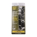 Doc Johnson Tactical Adjustable Collar & Leash Set Black-Green Neoprene