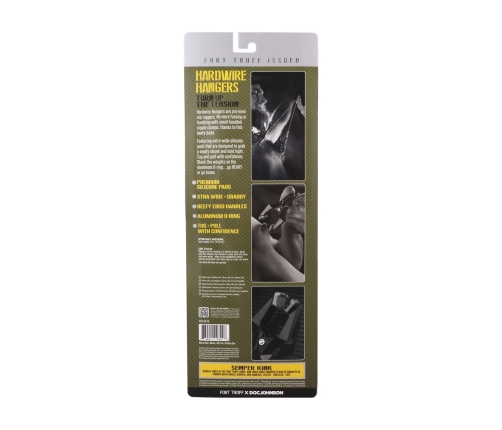 Hardwire Hangers Black/Green Advanced Silicone Grip System