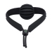 Doc Johnson Max Comfort Gag Black - Flexible Silicone Jaw Support