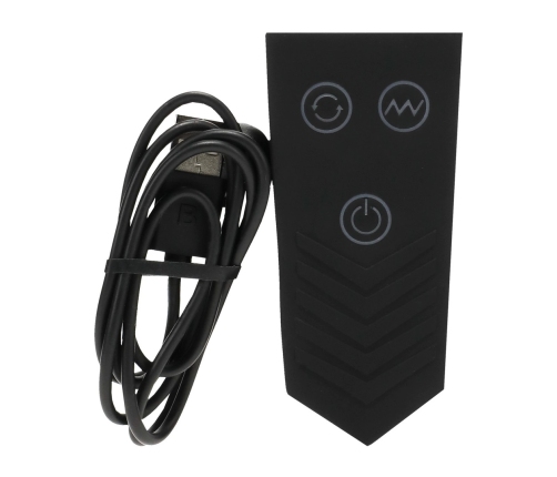 Doc Johnson Robo Rimmer X Vibrating Rotating Plug Black Remote Control