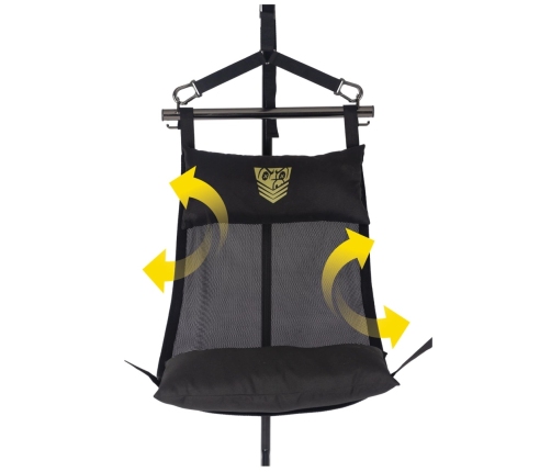 Fetish Tentation Hammock Hangar Adjustable Sling with Mesh Seat