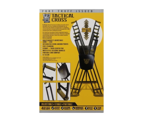 XR Brands Tactical Cross Adjustable Steel Restraint System Black/Green