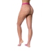 Mapele Fence Net Pantyhose One Size Pink - Durable Mesh Design