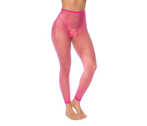Leg Avenue Versatile Fence Net Neon Pink Top or Stockings One Size