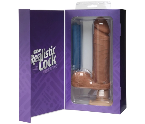 Vibrating ULTRASKYN Dildo - 8 / 20 cm