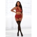 Fishnet and Lace 4 Piece Set - One Size