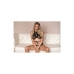 Marley - Peekaboo and Panty - L/XL - Black