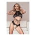 Marley - Peekaboo and Panty - S/M - Black
