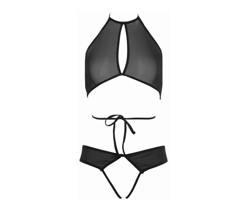 Marley - Peekaboo and Panty - S/M - Black