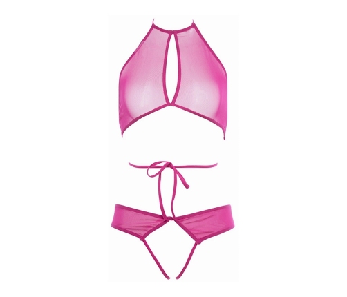 Marley - Peekaboo and Panty - L/XL - Hot Pink