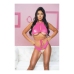 Marley - Peekaboo and Panty - L/XL - Hot Pink