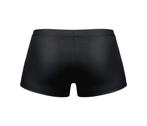 Male Power Snap Off Short M Black - Trunks with Snap Closure System