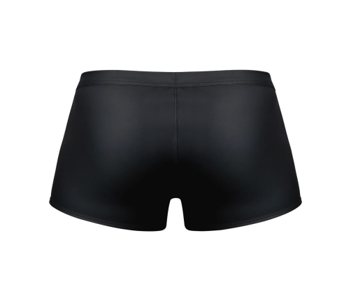 Male Power Snap Off Short S Black - Trunk with Tearaway Pouch Design