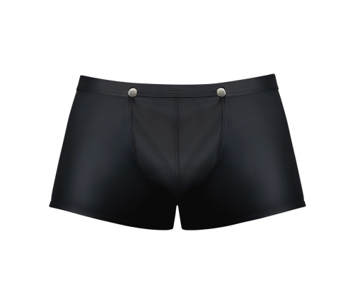 Male Power Snap Off Short S Black - Trunk with Tearaway Pouch Design