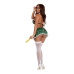 Green Plaid Schoolgirl Bedroom Costume - One Size