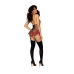 Garter School Girl Teddy and Plastic Glasses - One Size