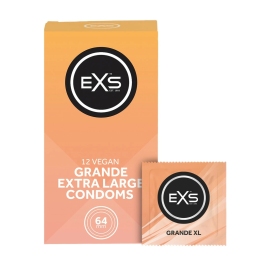 EXS Grande Extra Wide Latex Protection 12-Pack 64mm Nominal Width EXS Grande Extra Wide Latex Protection 12-Pack 64mm Nominal Width