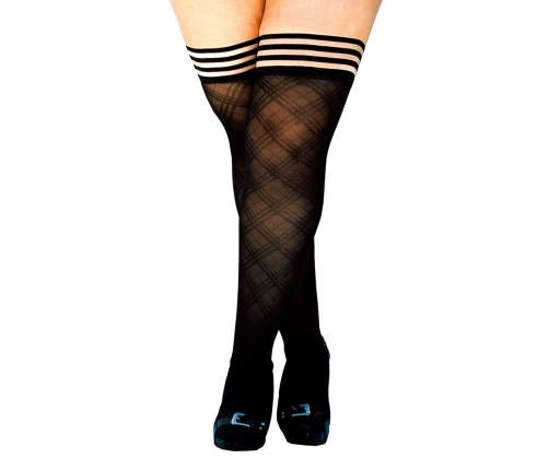 Tiffany - Thigh High - B - Black