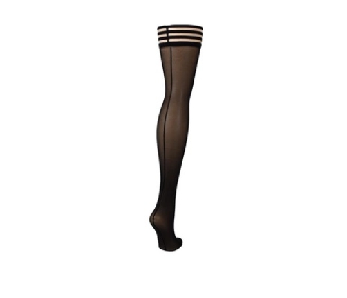 Lois - Thigh High - B - Black