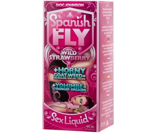 Sex Drops - Stimulating Drops - Wild Strawberry - 1 fl oz / 30 ml