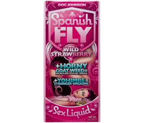 Sex Drops - Stimulating Drops - Wild Strawberry - 1 fl oz / 30 ml