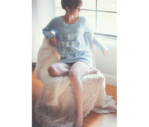 Sammy - Thigh High - A - White