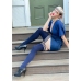 Selma - Thigh High - A - Blue