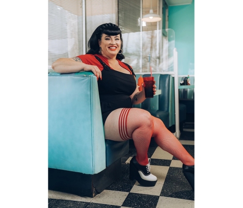 Sandra - Thigh High - C - Red
