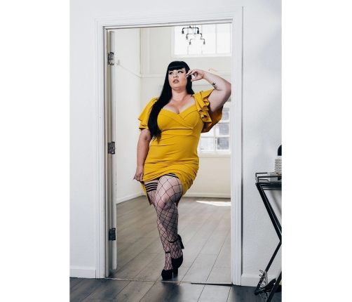 Michelle - Thigh High - C - Black