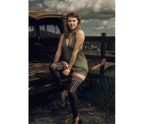 Lindsay - Thigh High - A - Black
