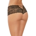 Open Crotch Boy Short - S - Black