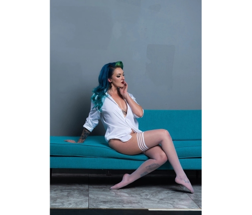 Ashley - Thigh High - A - White