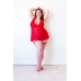 Claudia - Thigh High - A - Red