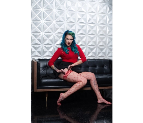 Claudia - Thigh High - A - Red
