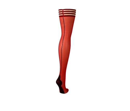 Monica - Thigh High - B - Red