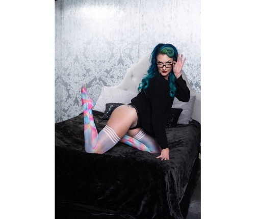 Gilly - Thigh High - B - Rainbow